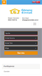 Mobile Screenshot of gonencemlak.com.tr